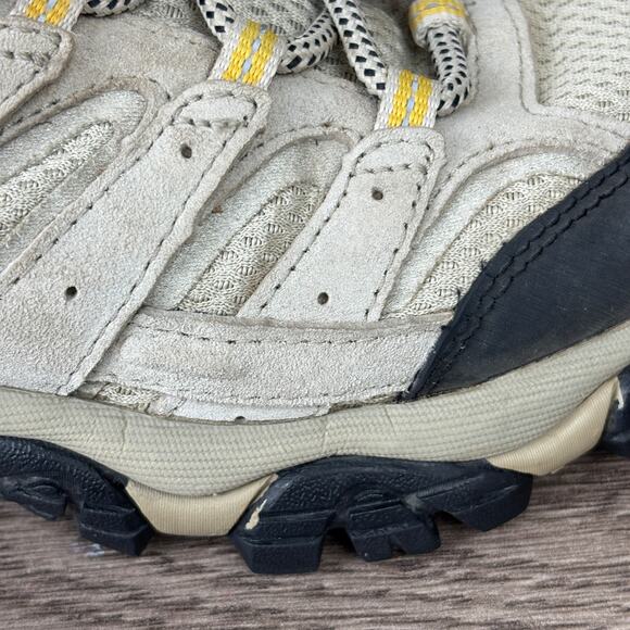 Merrell Moab 2 Vent Hiking Shoes Womens 7.5 Beige Outdoor Walking Trail Sneakers - Picture 15 of 16